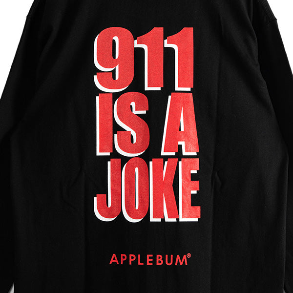 APPLEBUM × PUBLIC ENEMY 911 Is Joke L/S T-Shirt