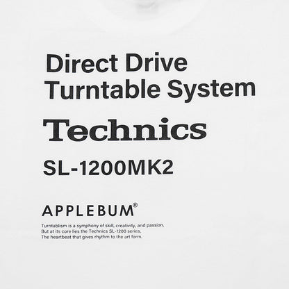 APPLEBUM ( アップルバム ) BLUE PRINT T-SHIRT Techinics コラボレーション Tシャツ