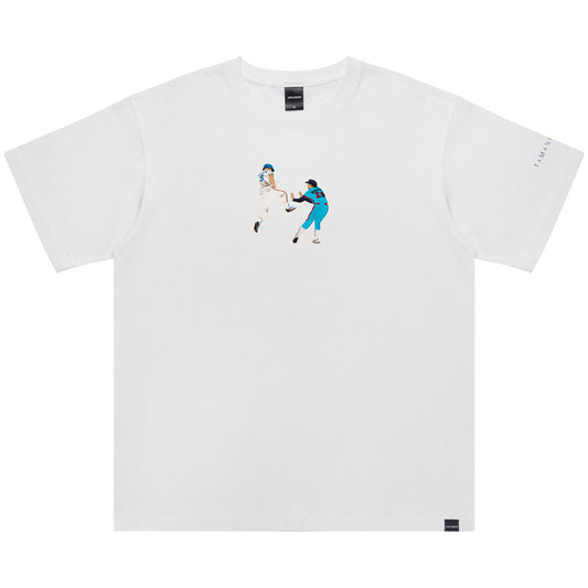 APPLEBUM × TAMANIWA ( アップルバム × タマニワ ) THE HIP ATTACK T-SHIRT 6.2oz Tシャツ