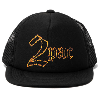 2PAC Fire Logo Mesh Cap