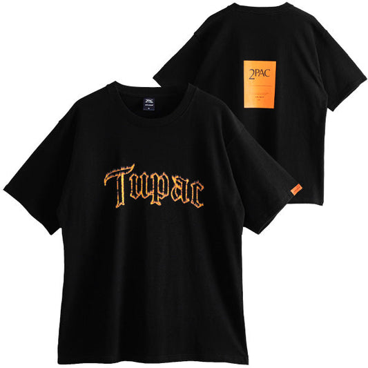 2PAC Fire Logo T-Shirt