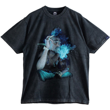 2PAC Resurrected Vintage T-Shirt (Smoke)