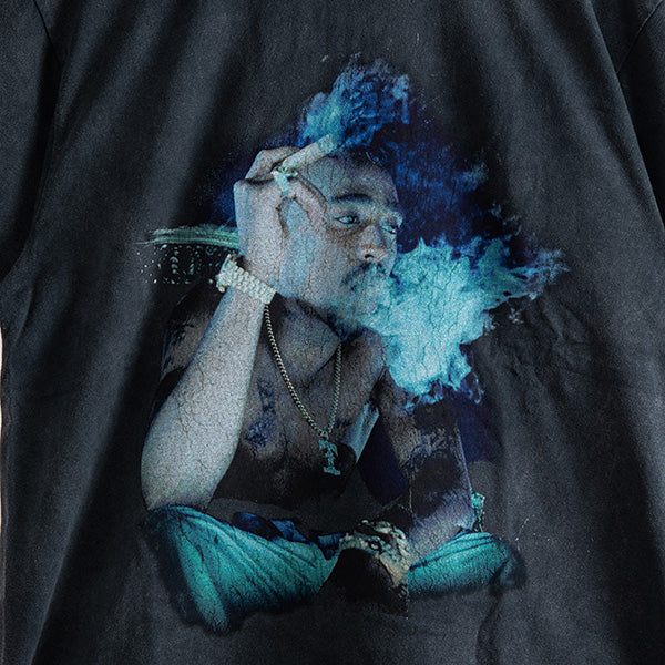 2PAC Resurrected Vintage T-Shirt (Smoke)