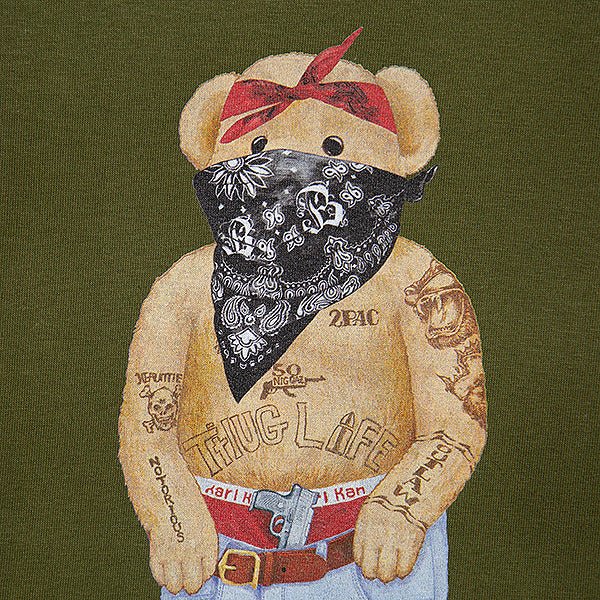 2Pac Bandanna Bear S/S Tee