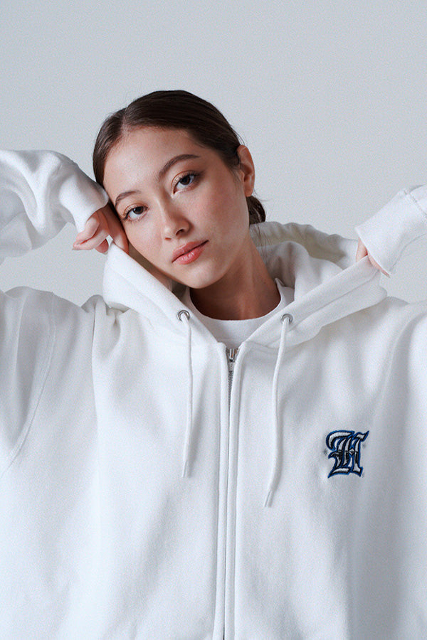 Chrome Logo Zip Hoodie