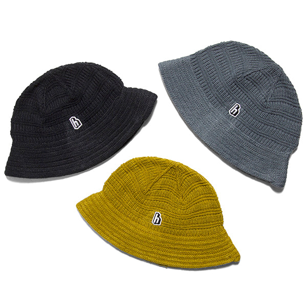 Acrylic Knit Bucket Hat