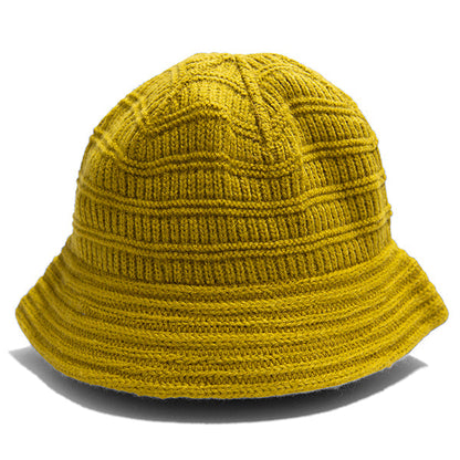 Acrylic Knit Bucket Hat