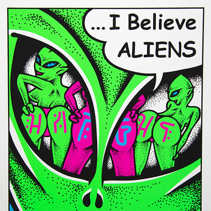 ALIENS Silk Screen Poster