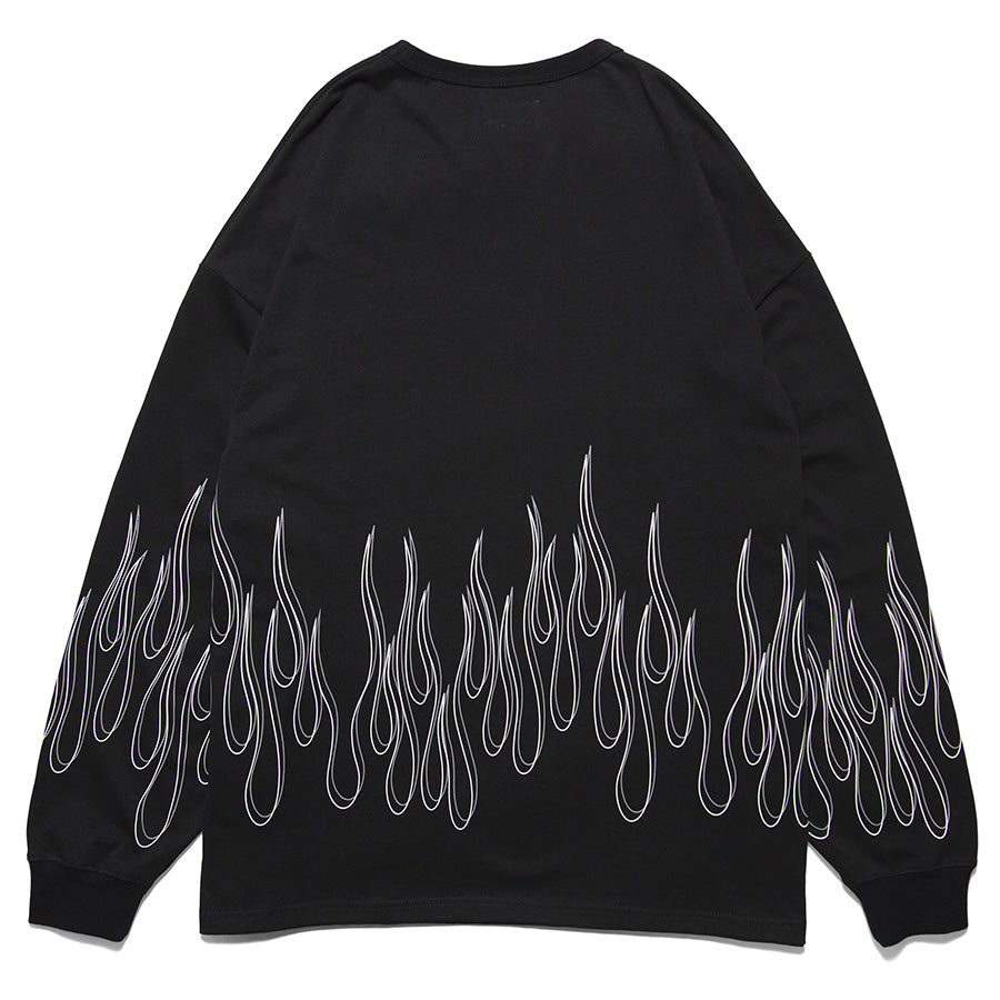 HAIGHT ( ヘイト ) FLAMES LS Tee ロングスリーブ Tシャツ