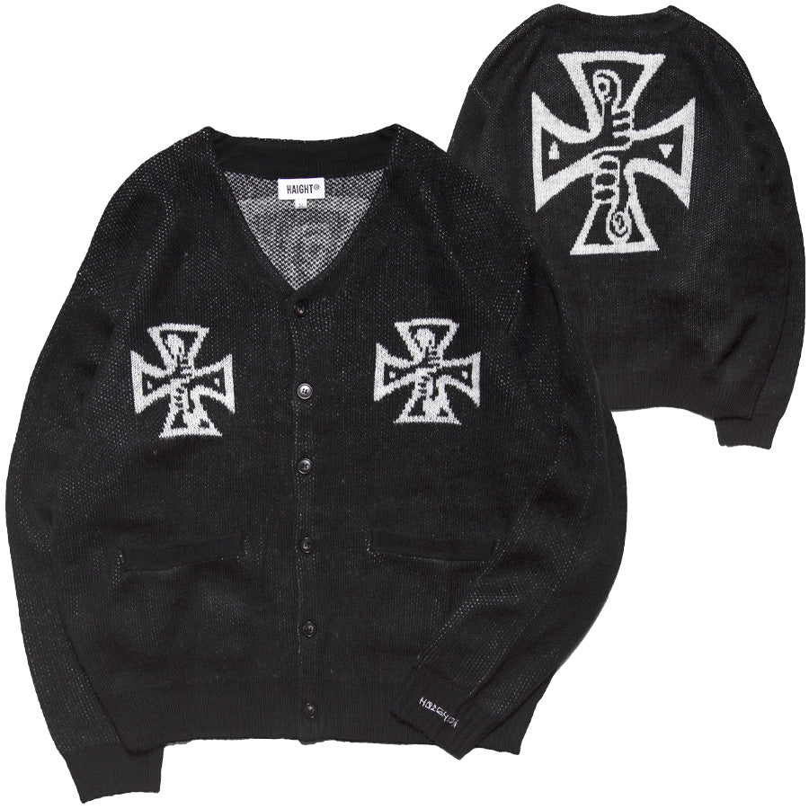 HAIGHT ( ヘイト ) GOOD BAD CROSS CARDIGAN カーディガン