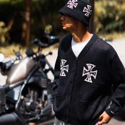 HAIGHT ( ヘイト ) GOOD BAD CROSS CARDIGAN カーディガン