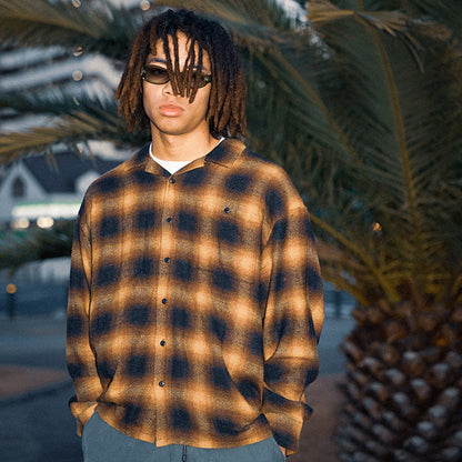 HAIGHT ( ヘイト ) Ombre Check Flannel Shirt