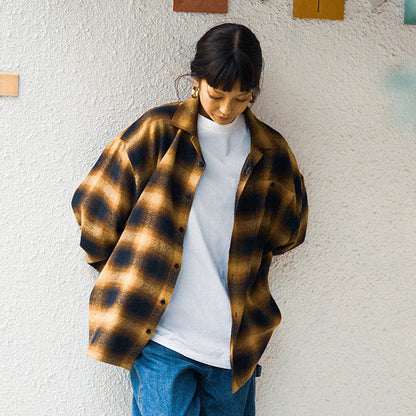 HAIGHT ( ヘイト ) Ombre Check Flannel Shirt