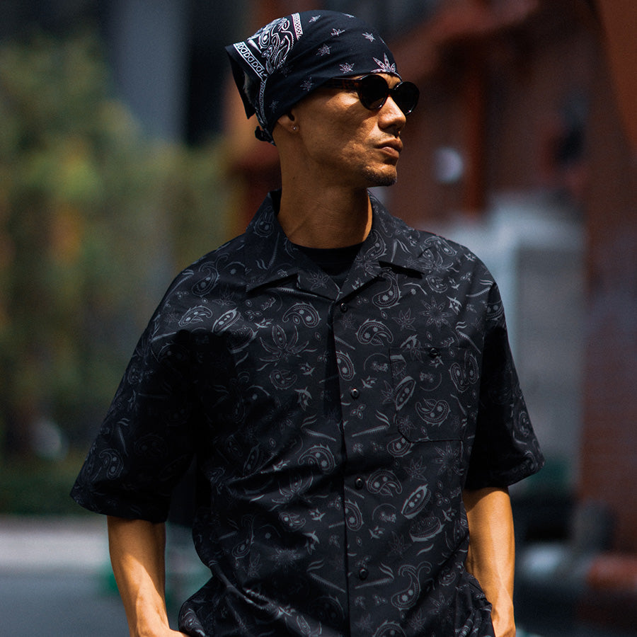 HAIGHT ( ヘイト ) × YARZ OPEN COLLAR SHIRT コラボレーション シャツ