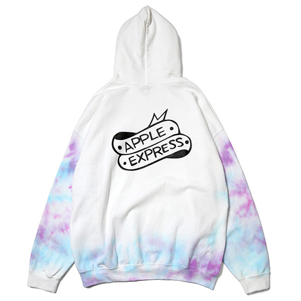 Apple Express Tie Dye Hoodie ft RAT HOLE STUDIO