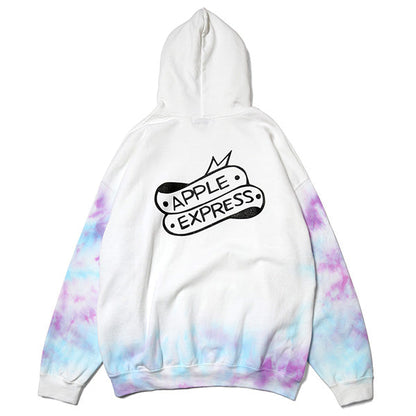 Apple Express Tie Dye Hoodie ft RAT HOLE STUDIO