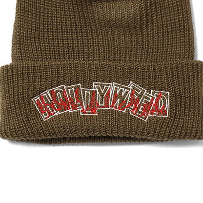 HOLLYWEED Knit Beanie ft RAT HOLE STUDIO