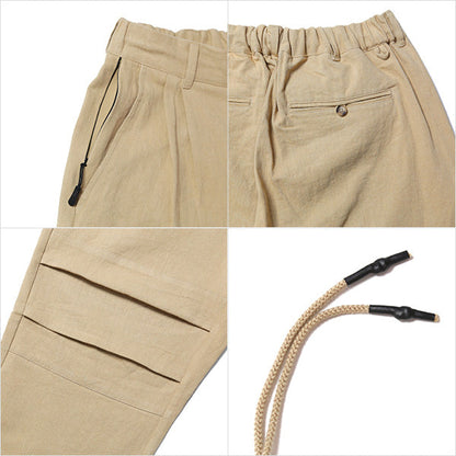 Linen Cotton Tuck Pant