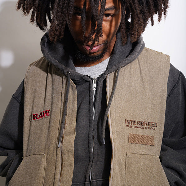 INTERBREED × RAW Factory Vest