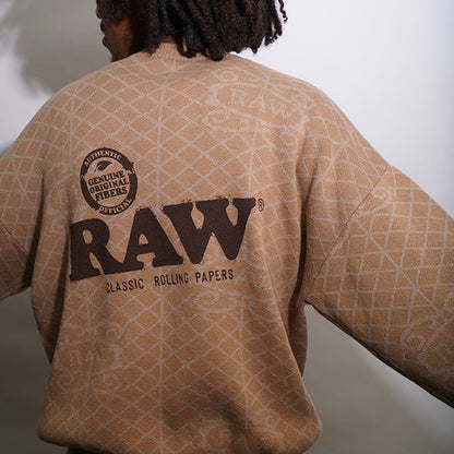 INTERBREED × RAW Rolled Up Knit