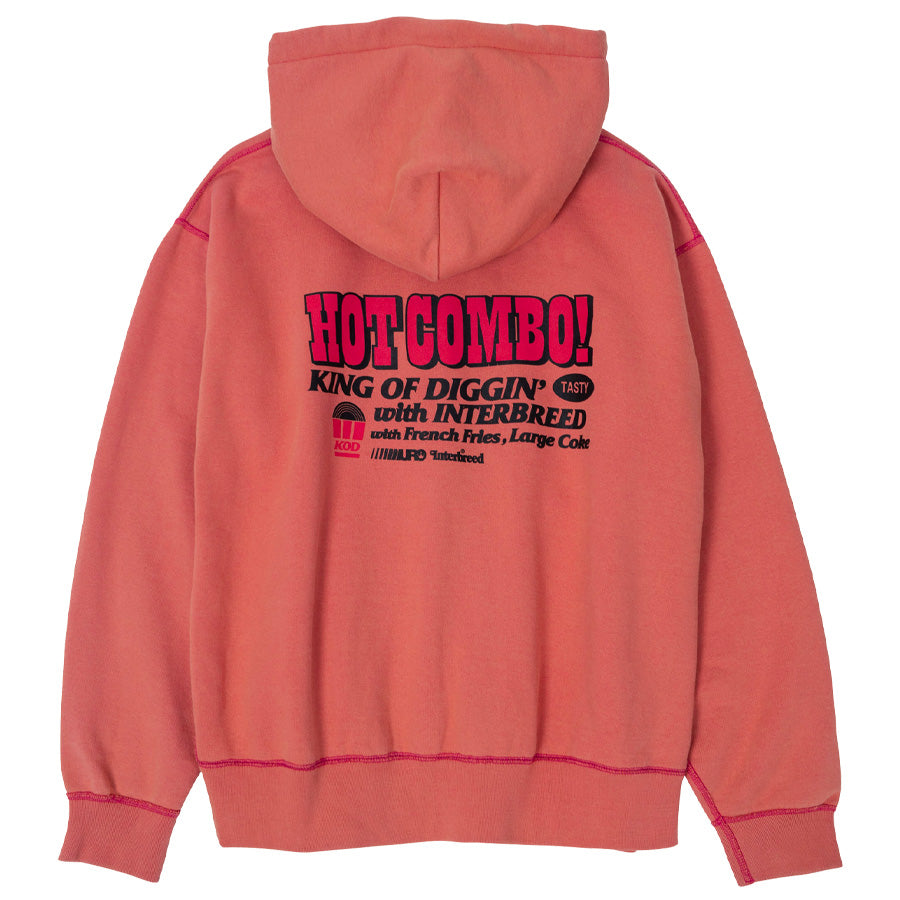 INTERBREED × KING OF DIGGIN' ( インターブリード ) Faded Zip Hoodie パーカー コラボレーション