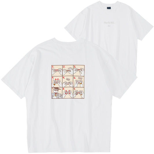 INTERBREED × RAW ( インターブリード × ロウ )  How To Roll SS Tee Tシャツ