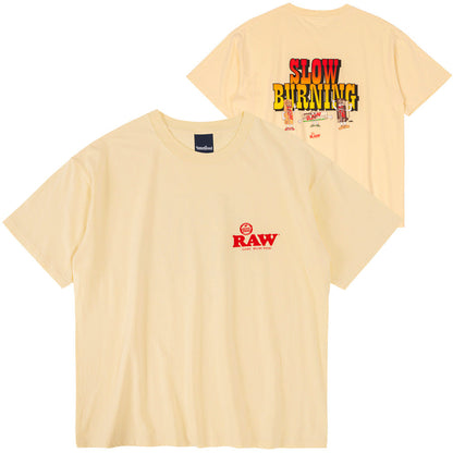 INTERBREED × RAW ( インターブリード × ロウ )  Slow Burning SS Tee Tシャツ