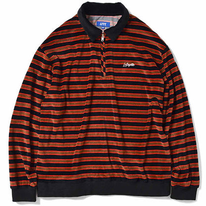 Half Zip Velour Shirt