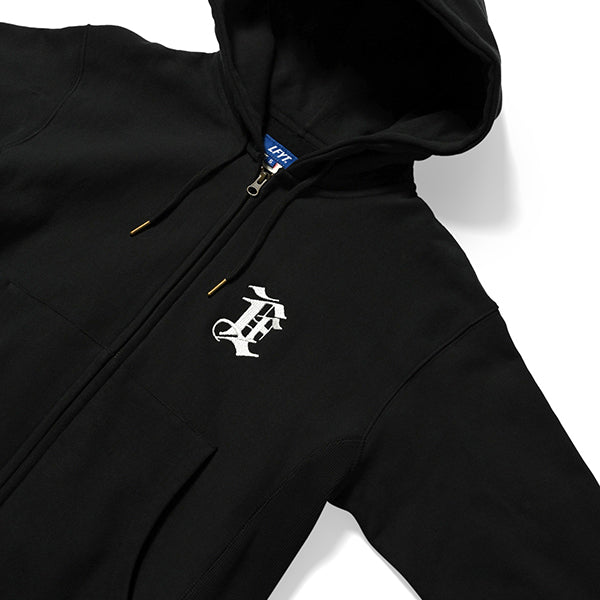 Monogram LF Logo US Cotton Full Zip Hoodie