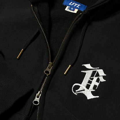 Monogram LF Logo US Cotton Full Zip Hoodie