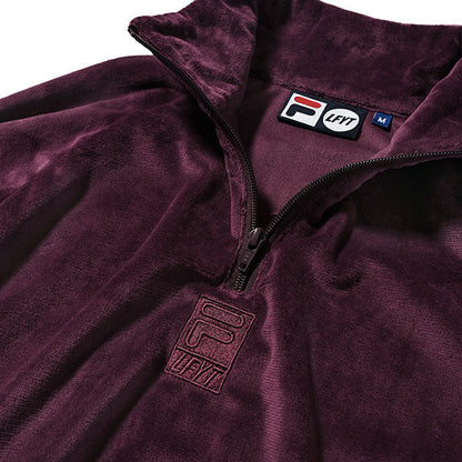 FILA × LFYT Velour Half Zip Pullover