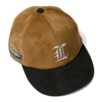 Faux Suede Strap Back Cap