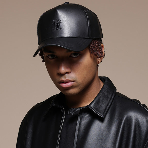 Monogram LF Logo Leather Cap