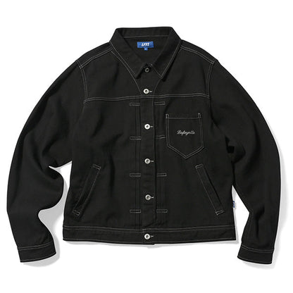 Cotton Twill Trucker Jacket