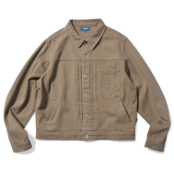 Cotton Twill Trucker Jacket