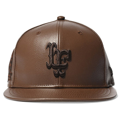 LFYT × NEW ERA LF Logo 59FIFTY 20th Anniv. Leather Cap