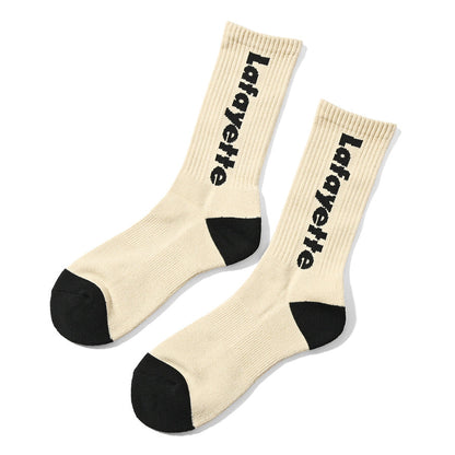 LFYT ( エルエフワイティー ) Lafayette LOGO CREW SOCKS ソックス 抗菌 防臭