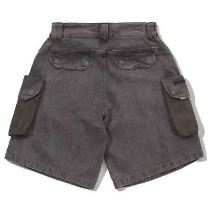 LFYT × LAKH Ten Pocket Cargo Shorts Denim