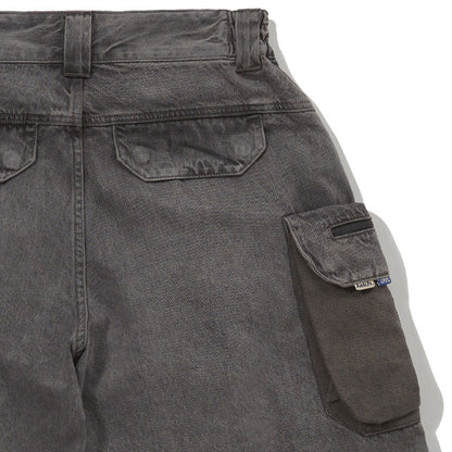 LFYT × LAKH Ten Pocket Cargo Shorts Denim