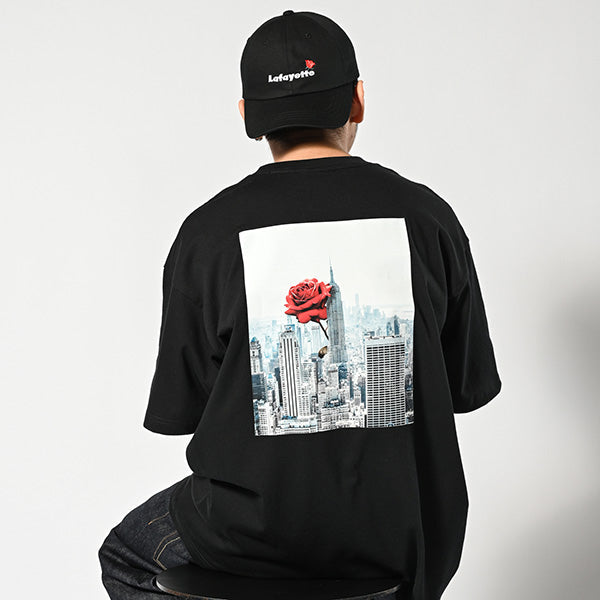 Lafayette Small Flower Logo Tee