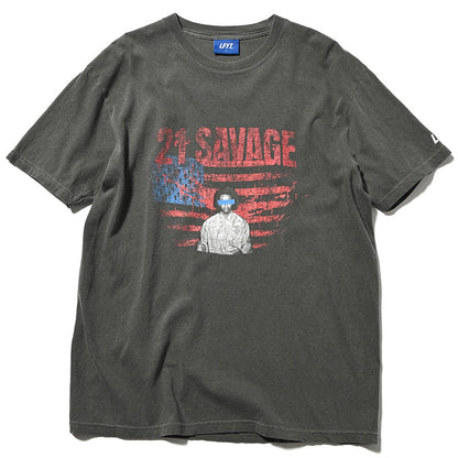 LFYT ( ラファイエット ) × 21 SAVAGE FLAGS TEE コラボ Tシャツ