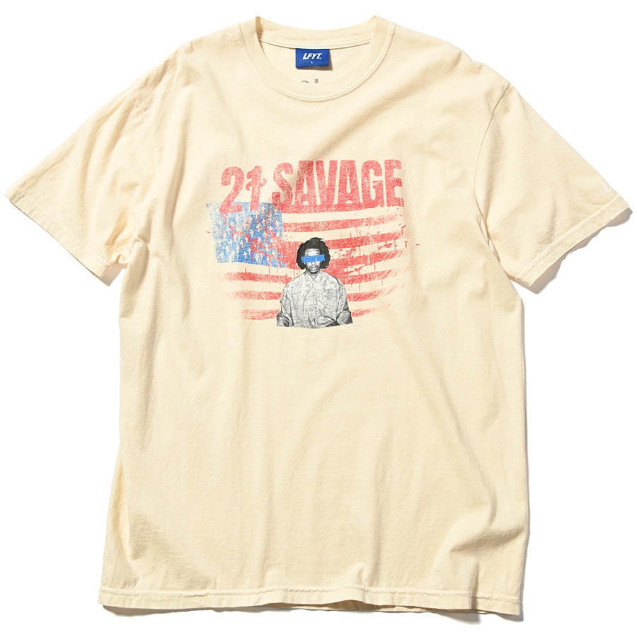 LFYT ( ラファイエット ) × 21 SAVAGE FLAGS TEE コラボ Tシャツ