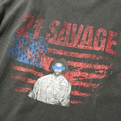 LFYT ( ラファイエット ) × 21 SAVAGE FLAGS TEE コラボ Tシャツ