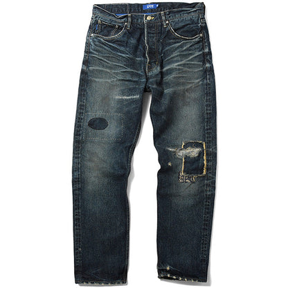 5 Pocket Selvage Washed Denim Pants STANDARD FIT