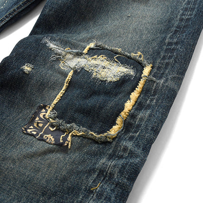 5 Pocket Selvage Washed Denim Pants STANDARD FIT