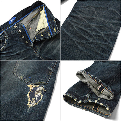 5 Pocket Selvage Washed Denim Pants STANDARD FIT