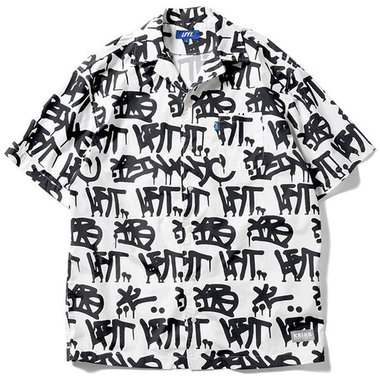 LFYT × KRINK Tagging Allover S/S Shirt