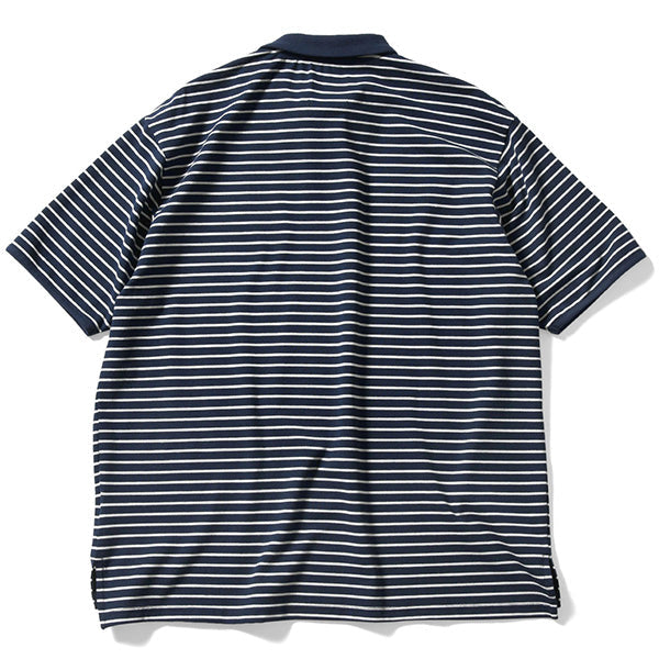 LFYT Old Glory Arch Logo Striped Polo Shirt