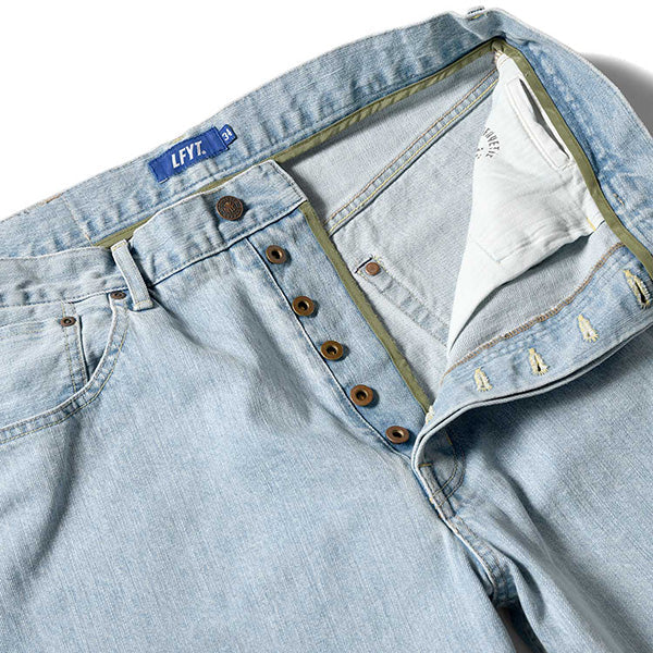 5 Pocket Washed Denim Pants BAGGIE FIT