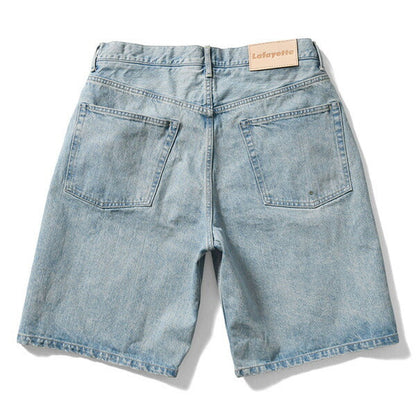 5 Pocket Washed Denim Shorts BAGGIE FIT